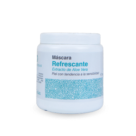 máscara refrescante extracto de aloe vera