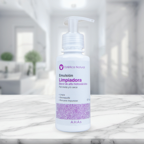 Emulsion Limpiadora AHAs blen de alfa hidroxiácidos