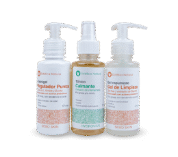 kit promocional piel grasa regulador calmante limpieza sebo skin hydrovital