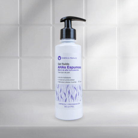 Gel fluido ahas espumoso blend de alfa hidroxácidos