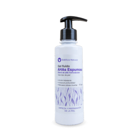 Gel fluido ahas espumoso blend de alfa hidroxácidos