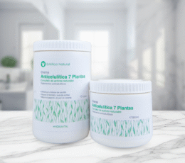 Crema anticelulítica 7 plantas complejo de activos naturales