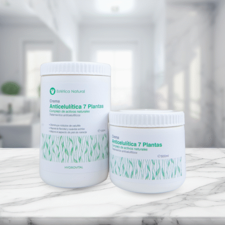 Crema anticelulítica 7 plantas complejo de activos naturales