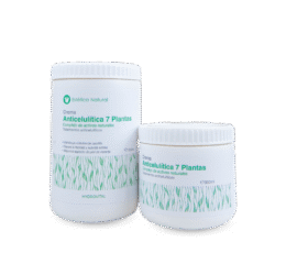 Crema anticelulítica 7 plantas complejo de activos naturales