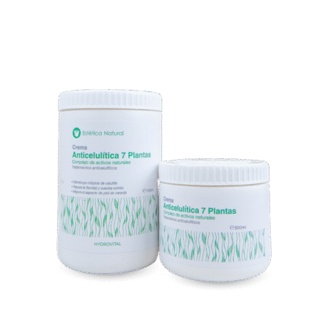 Crema anticelulítica 7 plantas complejo de activos naturales