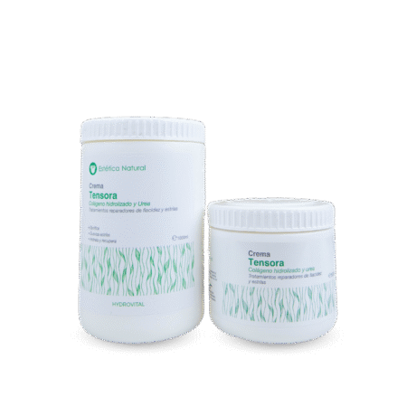 Crema tensora con colágeno hidrolízado y urea
