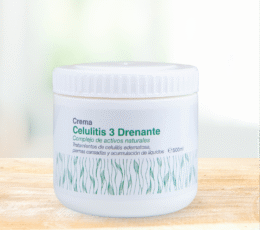 Crema celulitis 3 drenante complejo de activos naturales