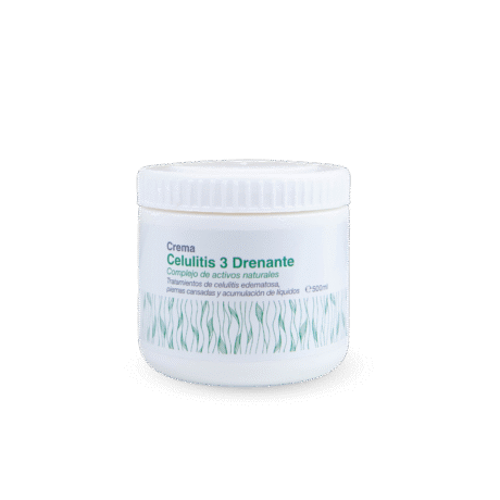 Crema celulitis 3 drenante complejo de activos naturales