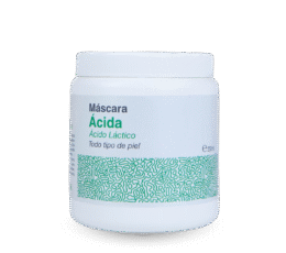 máscara ácida ácido láctico
