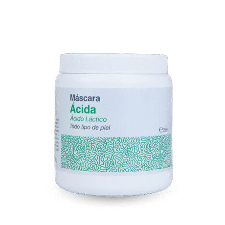 máscara ácida ácido láctico