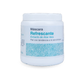 máscara refrescante extracto de aloe vera