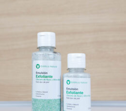 Emulsión Exfoliante Cáscara de Nuez y micro blue