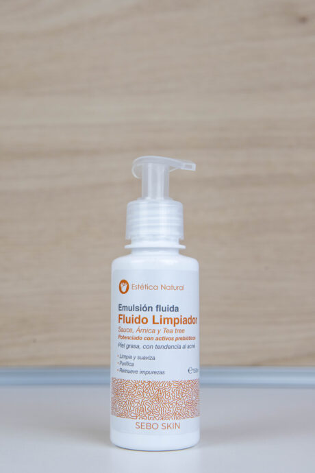 emulsión fluida fluido limpiador sauce arnica tea tree