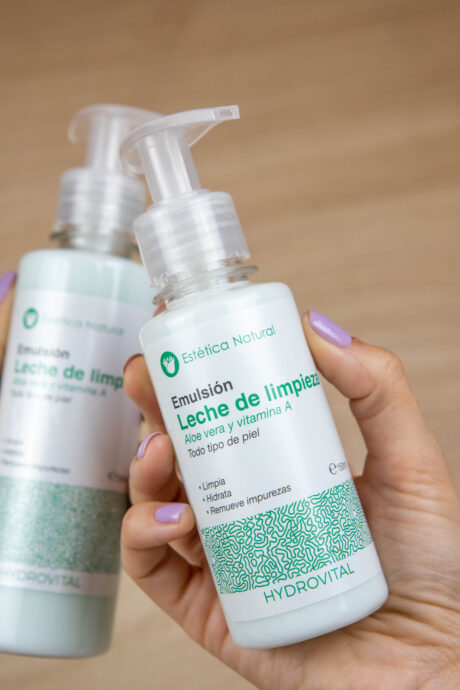 Leche de limpieza aloe vera y vitamina a 3