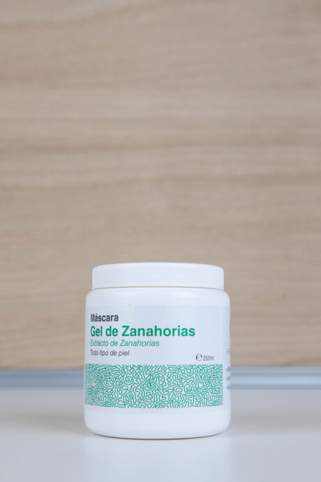máscara gel de zanahorias extracto de zanahorias