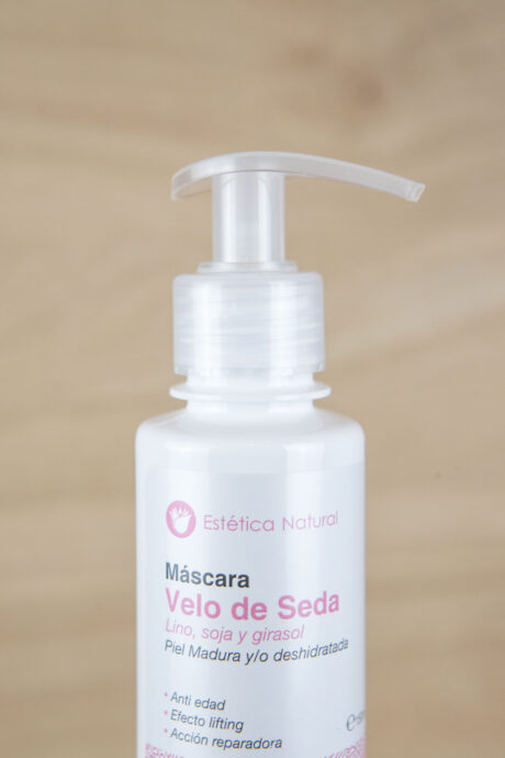 máscara velo de seda lino soja girasol posh line