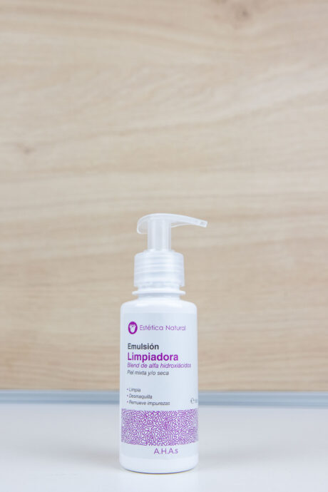 Emulsion Limpiadora AHAs blen de alfa hidroxiácidos