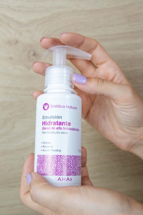 Emulsion hidratante blen de alfa hidroxiacidos