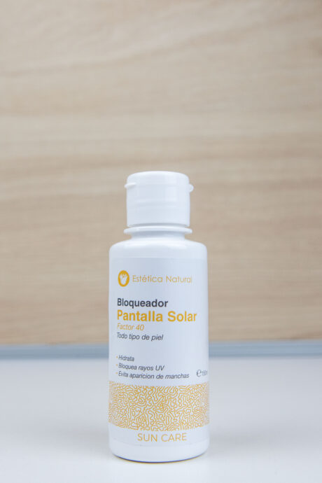 bloqueador pantalla solar factor 40