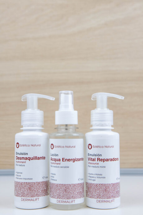 kit promocional piel madura desmaquillánte acqua energizante reparadora dermalift
