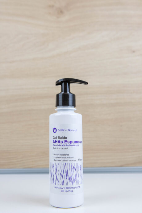 Gel fluido ahas espumoso blend de alfa hidroxácidos