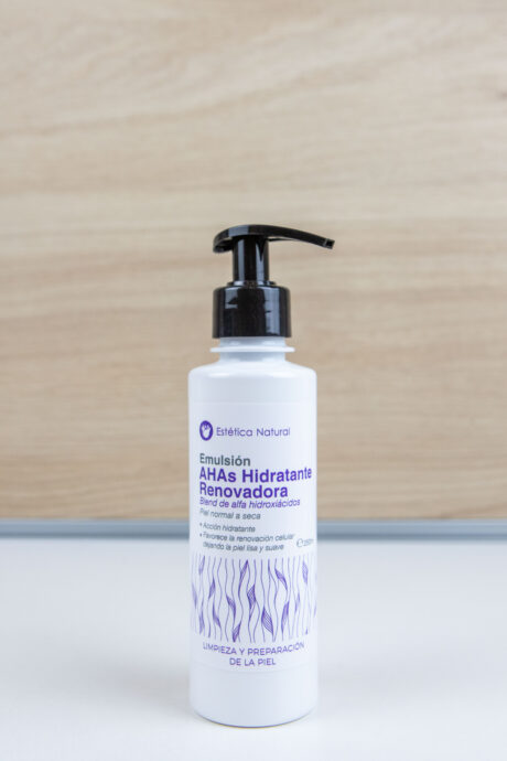 Emulsion AHAs Hidratante Renovadora blen de alfa hidroxácidos 3