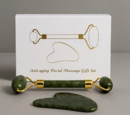Kit Gua Sha y Rodillo de Jade 1