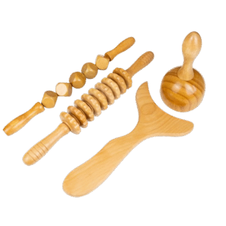 Kit maderoterapia rodillos paleta copa