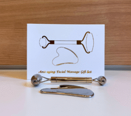 Gua Sha y Rodillo Facial de Aleación de 7 Metales 1